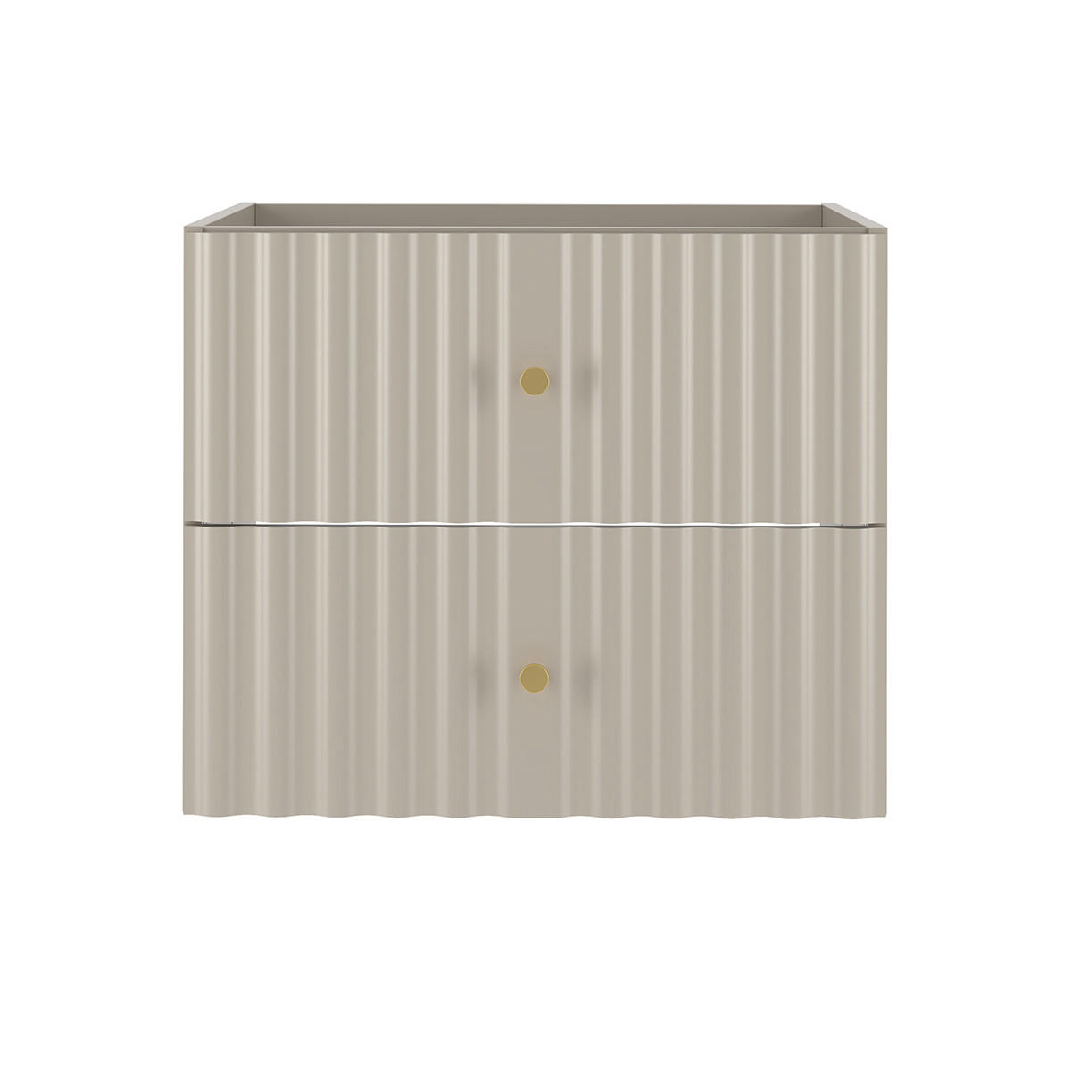 WASCHTISCHUNTERSCHRANK 60cm Izae Kaschmir - Beige, Holzwerkstoff (60/50/45.8cm) - Petits-meubles