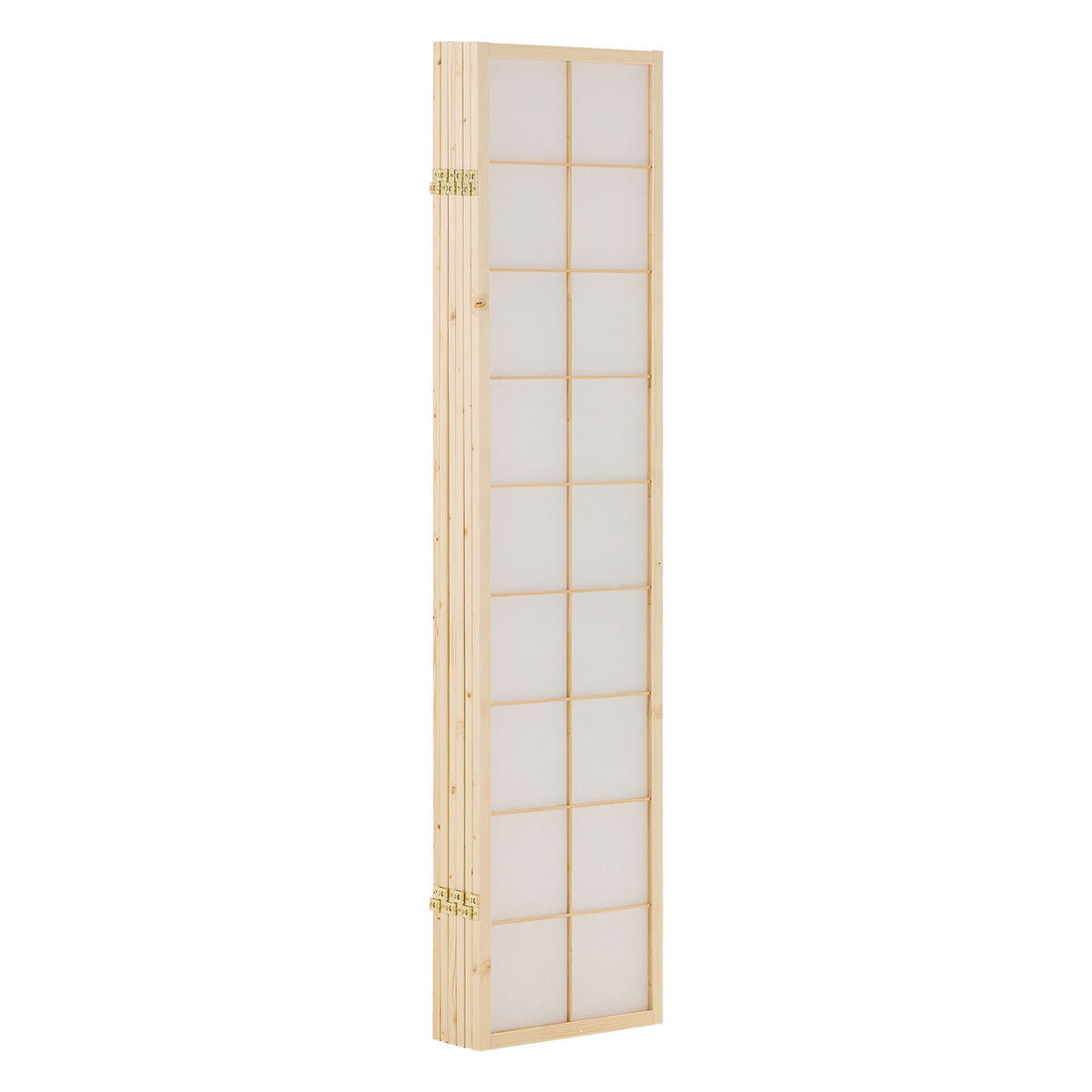 PARAVENT 264/179 cm Natur Holz Shoji Bambus - Naturfarben, Holz (220/175/2cm) - Homestyle4u