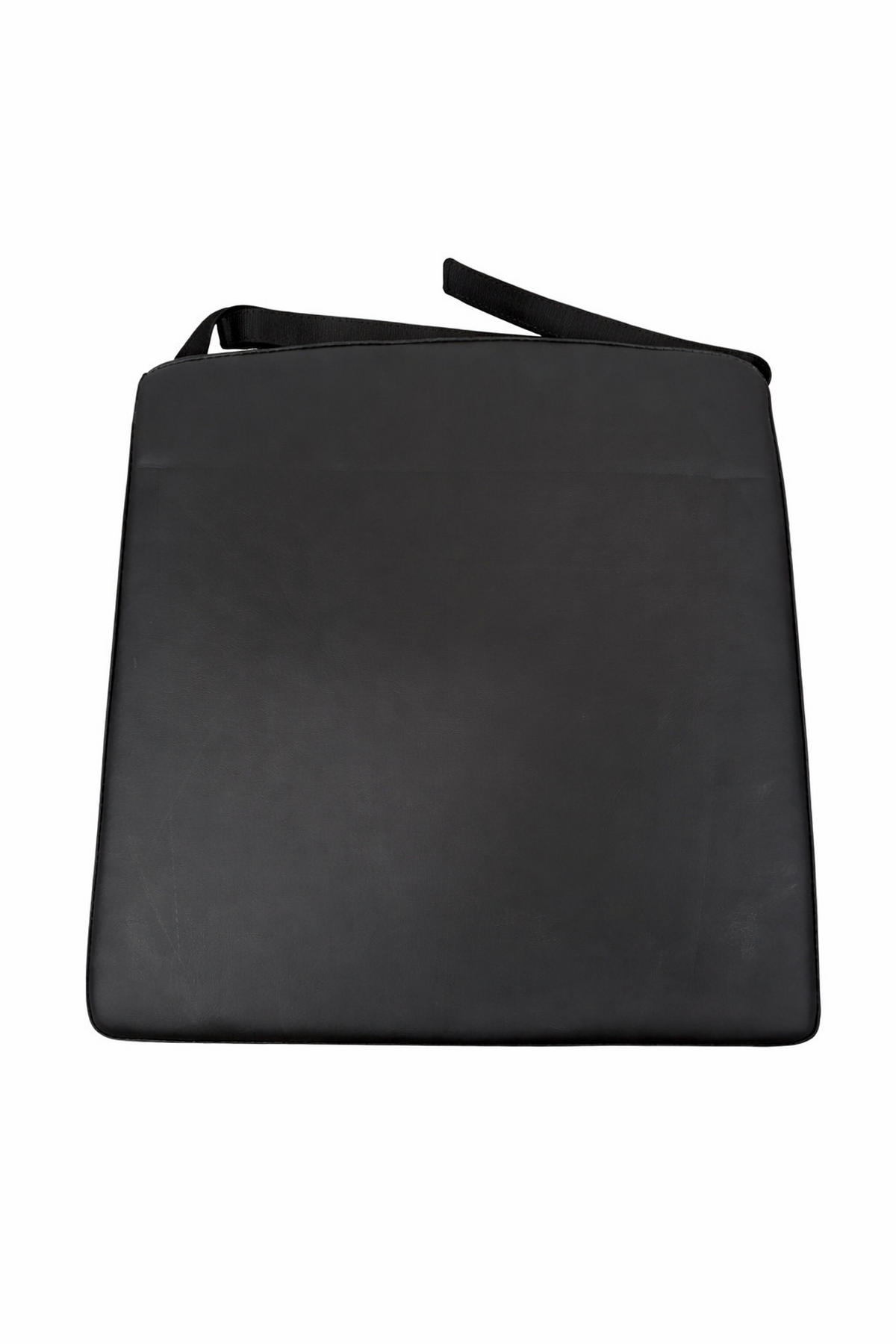 SITZKISSEN Larissa PUs 4 Set - Schwarz, Textil (42/46/5cm) - Sedex