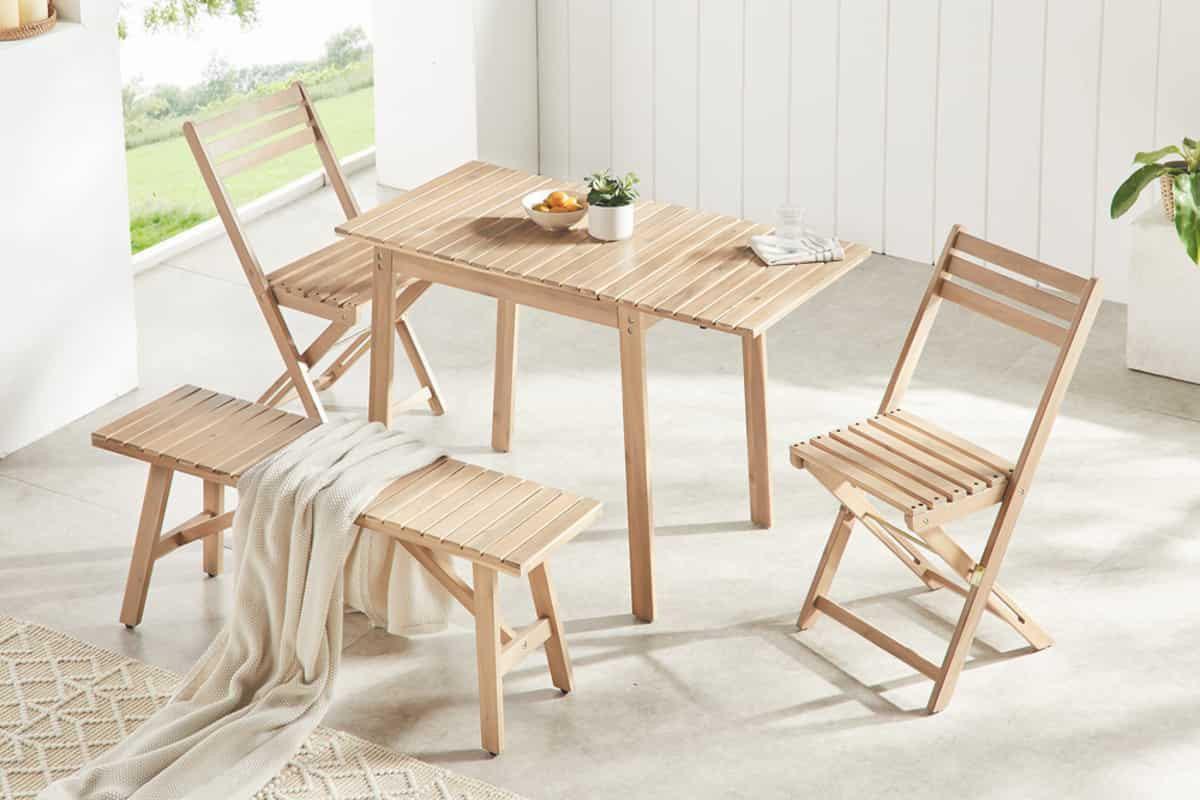 SITZBANK BALI Akazie Natur 110cm - Braun, Holz (110/43/30cm) - riess-ambiente