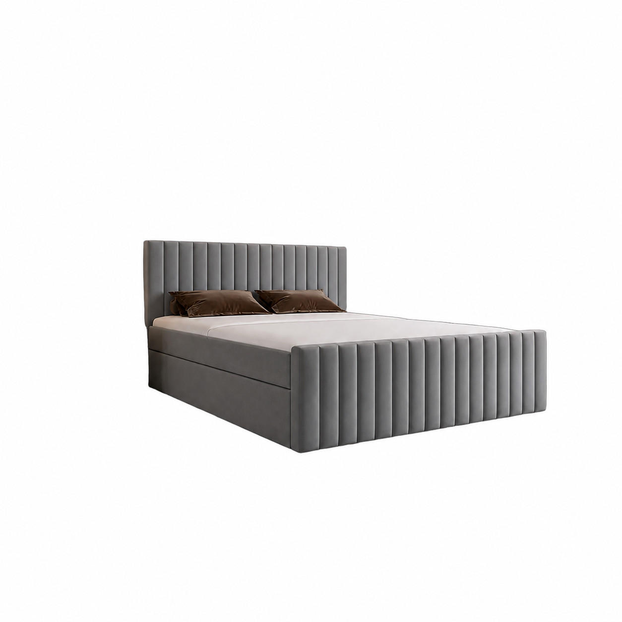 BOXBETT Benito I Grau 120x200 cm - Grau, Textil (120/200cm) - B&B Home