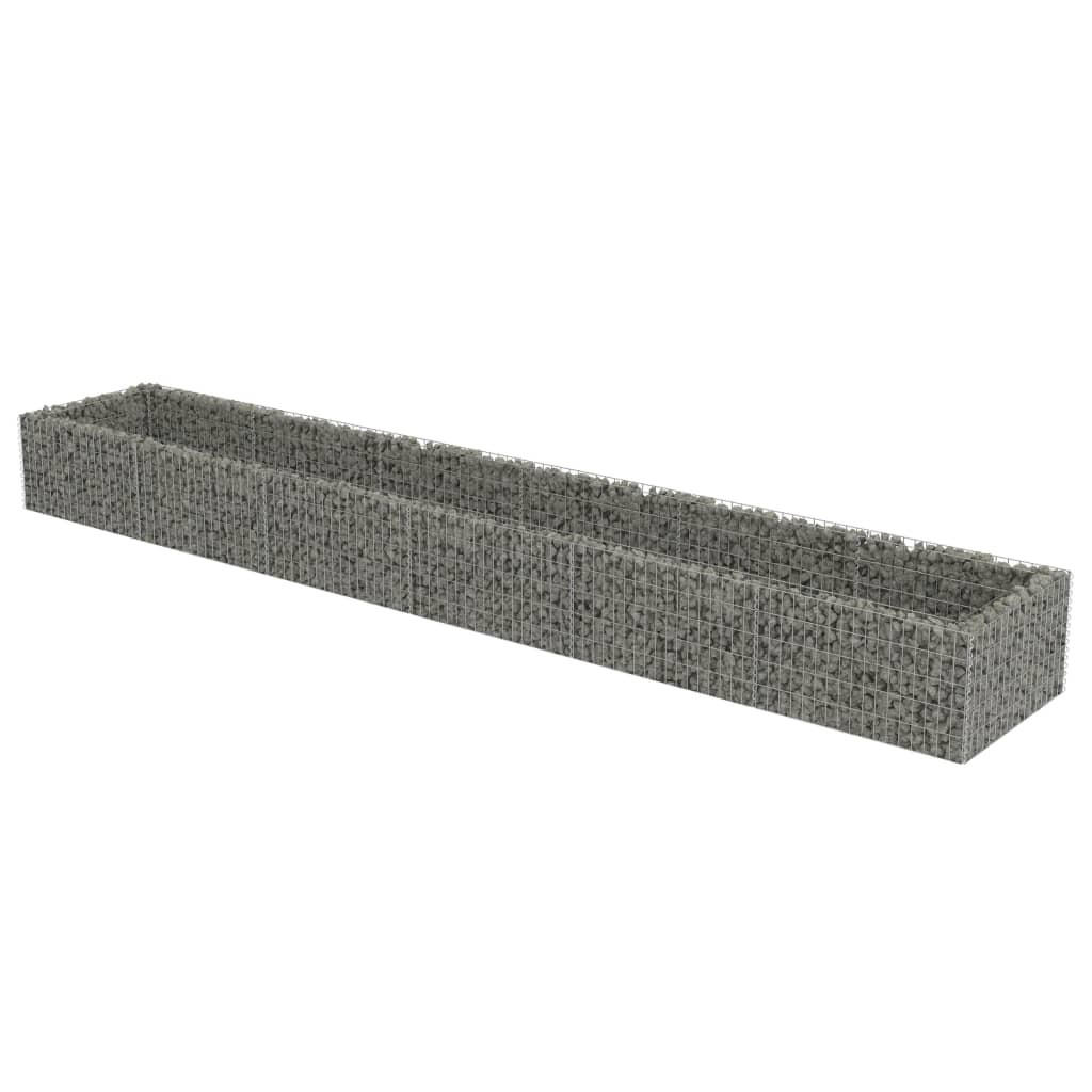 Deluke Gabionen Silber 540x50x90 cm