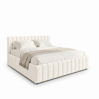 POLSTERBETT 160x200 cm in Creme - Creme, Textil (160/200cm) - Home Collective