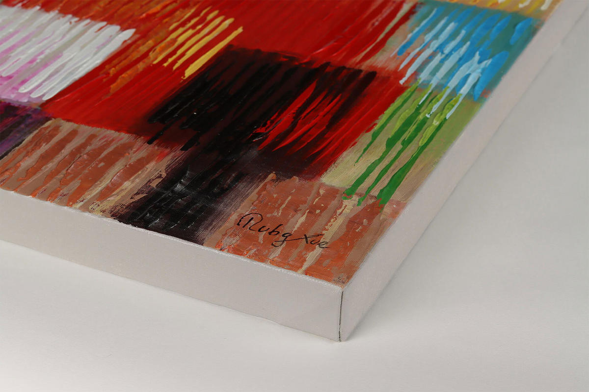 ÖLGEMÄLDE 140/70 cm - Multicolor, Holz/Textil (2.2/70cm) - KUNSTLOFT