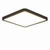 LED-DECKENLEUCHTE 23/23/2.5 cm - Schwarz, Kunststoff (23/23/2.5cm) - Nettlife
