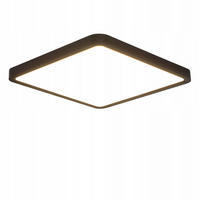 LED-DECKENLEUCHTE 23/23/2.5 cm - Schwarz, Kunststoff (23/23/2.5cm) - Nettlife