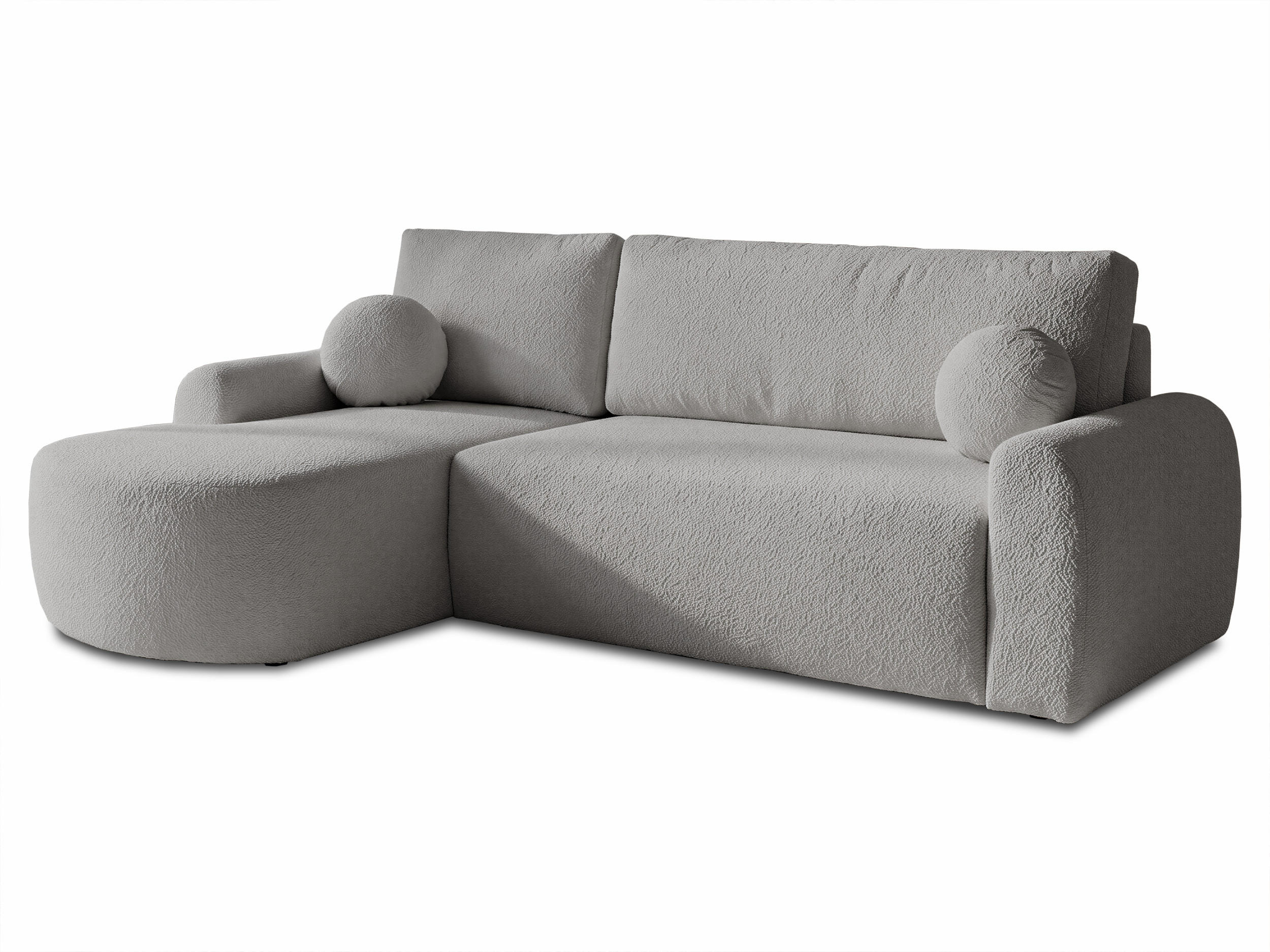ECKSOFA Jazz, Seite: Links - Grau, Holz/Textil (240/160cm) - Sofnet
