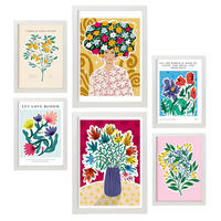 POSTER Set Mit 6 Beeindruckendes Zusammenfassung A3 & A4 Weißer Rahmen - Weiß, Papier (29/3cm) - Nacnic