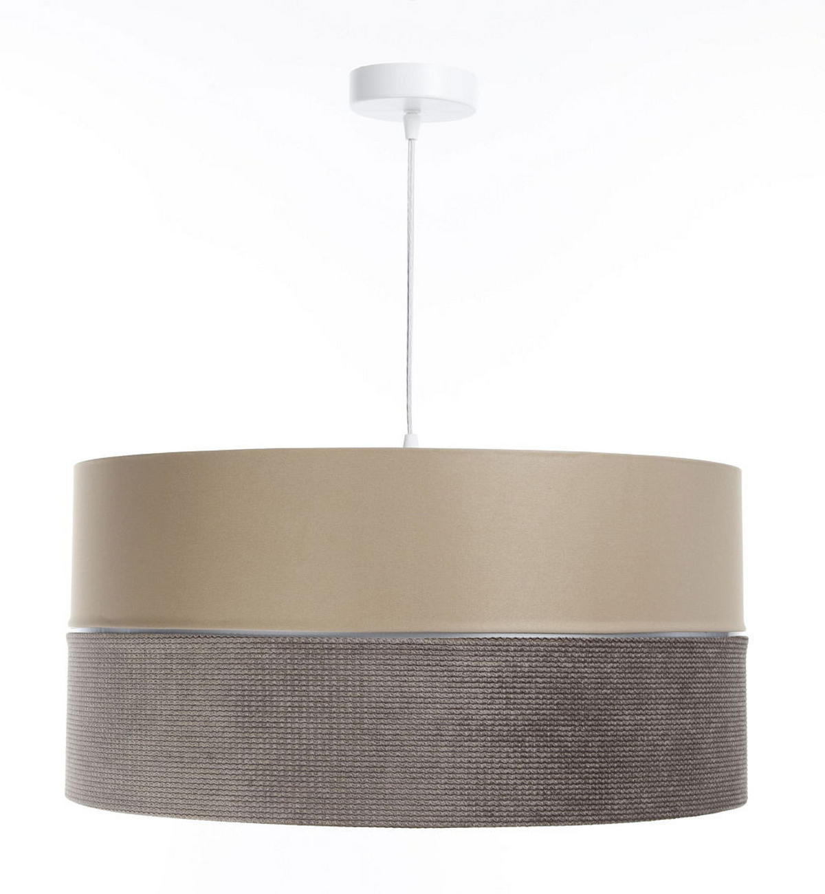 HÄNGELEUCHTE Beige 60/30 cm - Beige/Braun, Kunststoff (60/1/30cm) - ONZENO