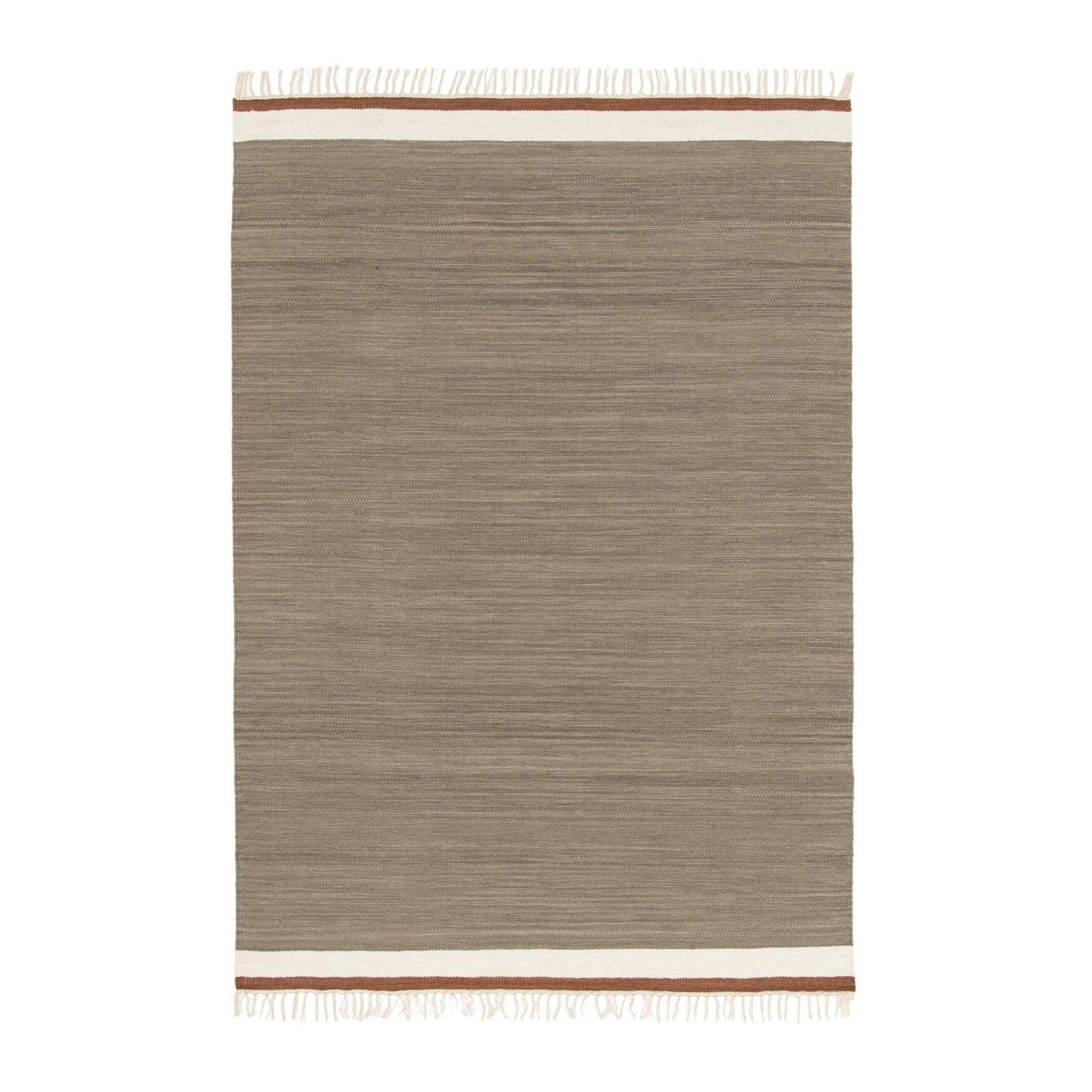 TEPPICH aus Wolle und Baumwolle bruin - Braun, Naturmaterialien (200/290cm) - AFK Living