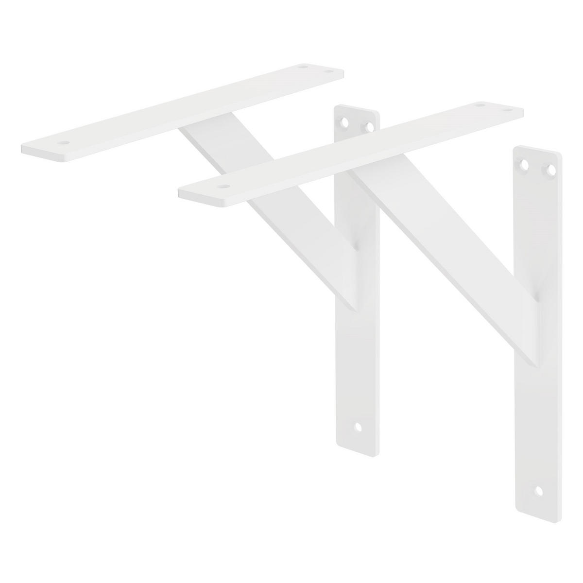 REGALHALTERUNGEN - Weiß, Metall (24/3/24cm) - ML-DESIGN