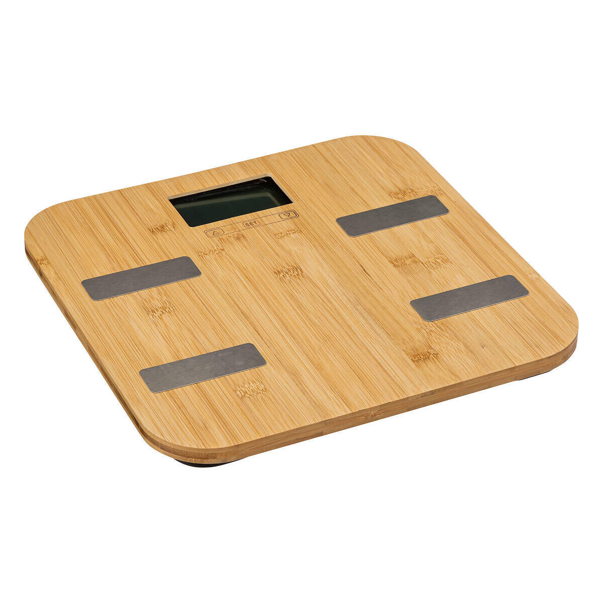BADEZIMMERWAAGE Bambus 28/28 cm - Braun, Naturmaterialien (28/28/3cm)