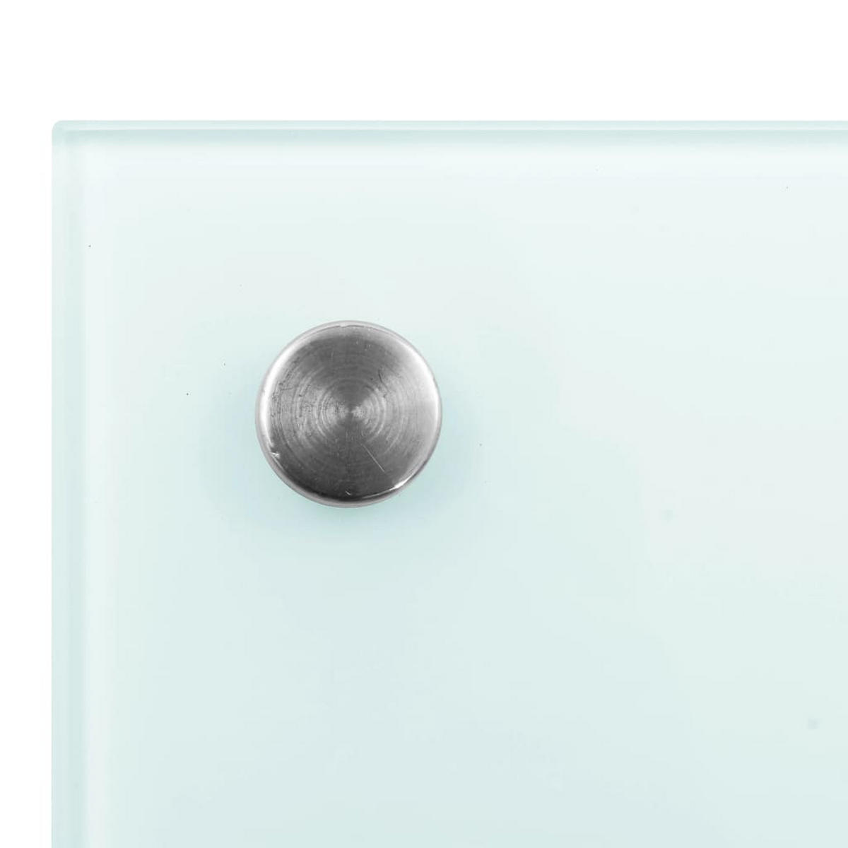 KÜCHENRÜCKWAND Glas 100x50 cm Weiß Wand-Spritzschutz - Weiß, Glas (100/50/0.6cm) - DELUKE