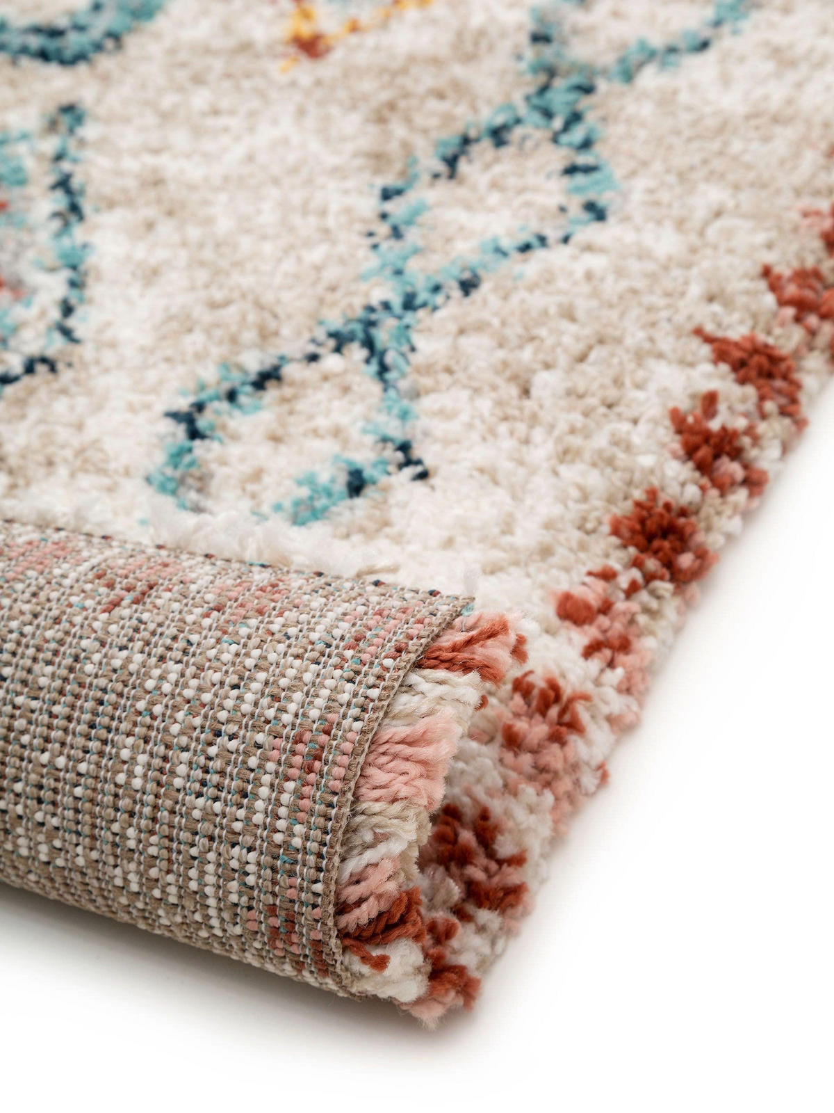 HOCHFLORTEPPICH Gobi Multicolor 120x170 cm - Multicolor, Textil (120/170cm) - benuta Nest