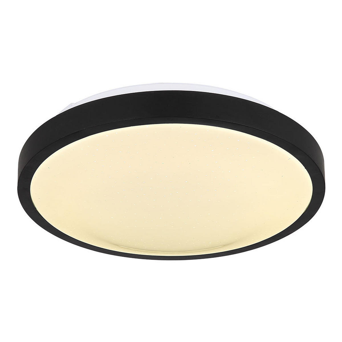 LED DECKENLEUCHTE Gregory Metall Schwarz - Schwarz, Metall (30/30/9cm) - Globo Lighting