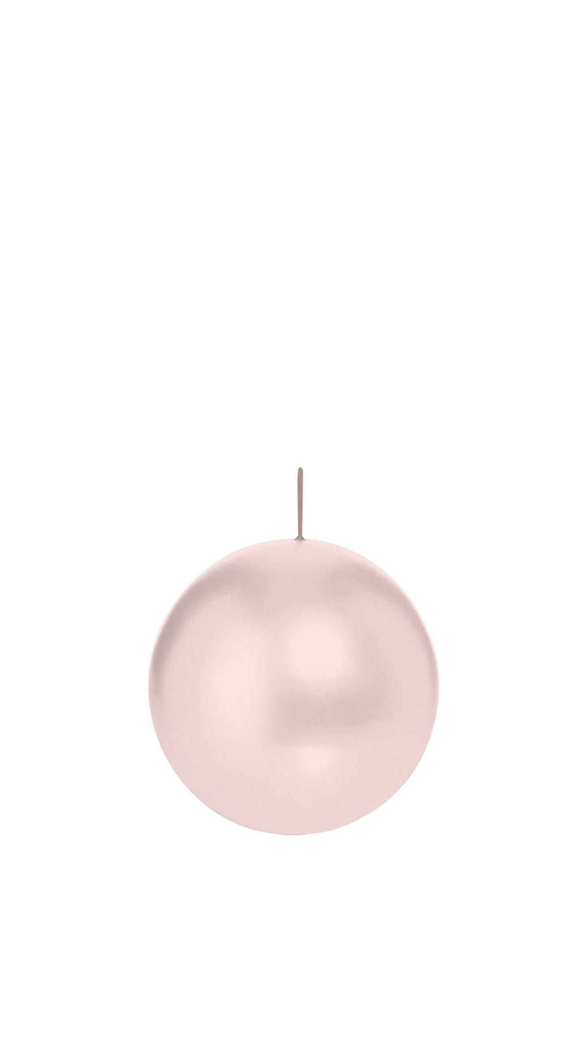 KUGELKERZEN Rosé Ø 6 cm, 16 Stück - Rosa, Paraffin (6/6/6cm) - Wiedemann Kerzen