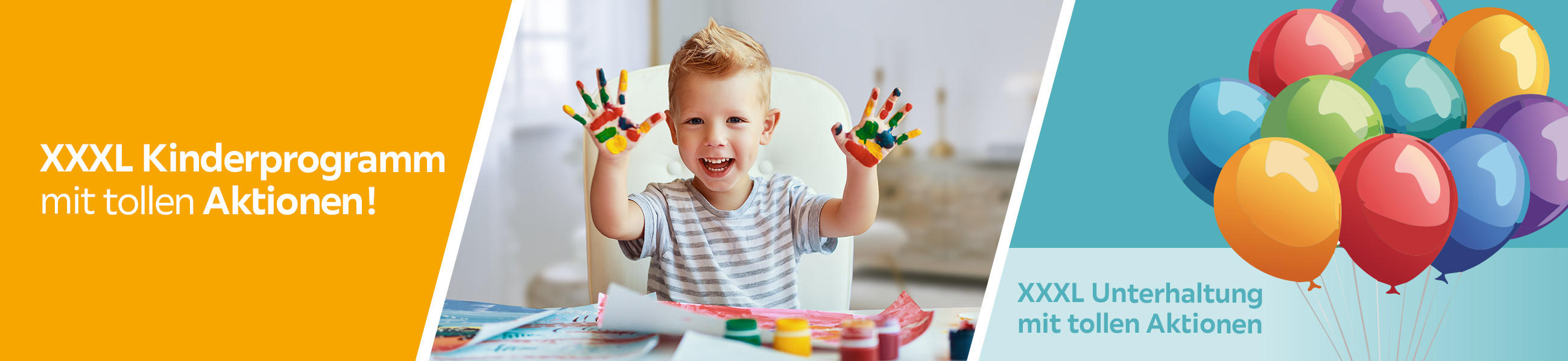 XXXL Kinderprogramm mit tollen Aktionen! - XXXL Unterhaltung mit tollen Aktionen