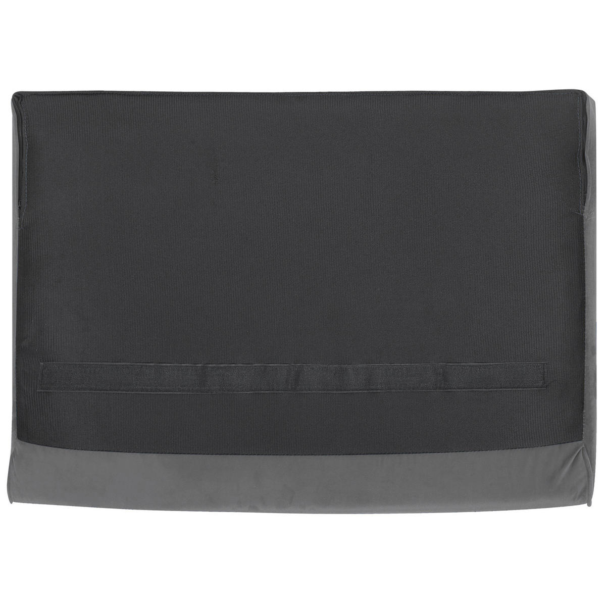 3-SITZER-SOFA Samtstoff Grau Sotra - Grau, Textil (224/70/85cm) - Beliani