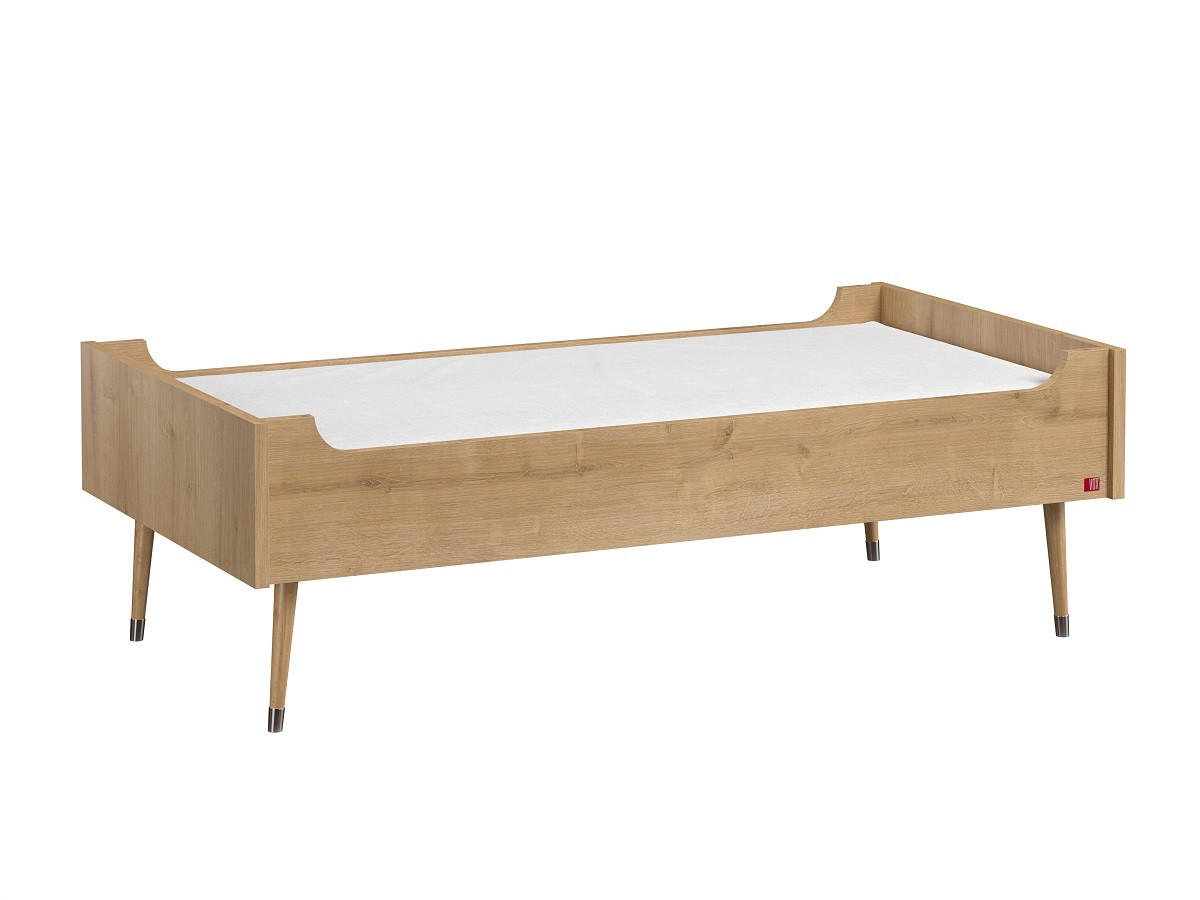 BABYZIMMER Set Bonny - 4-teilig - Eiche - Eichefarben, Holzwerkstoff (100/191/55cm) - QMM TraumMöbel
