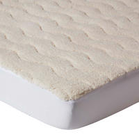 FLEECE-MATRATZENTOPPER 160/200 cm, weich & wärmend - Weiß, Textil (160/200cm) - Homescapes