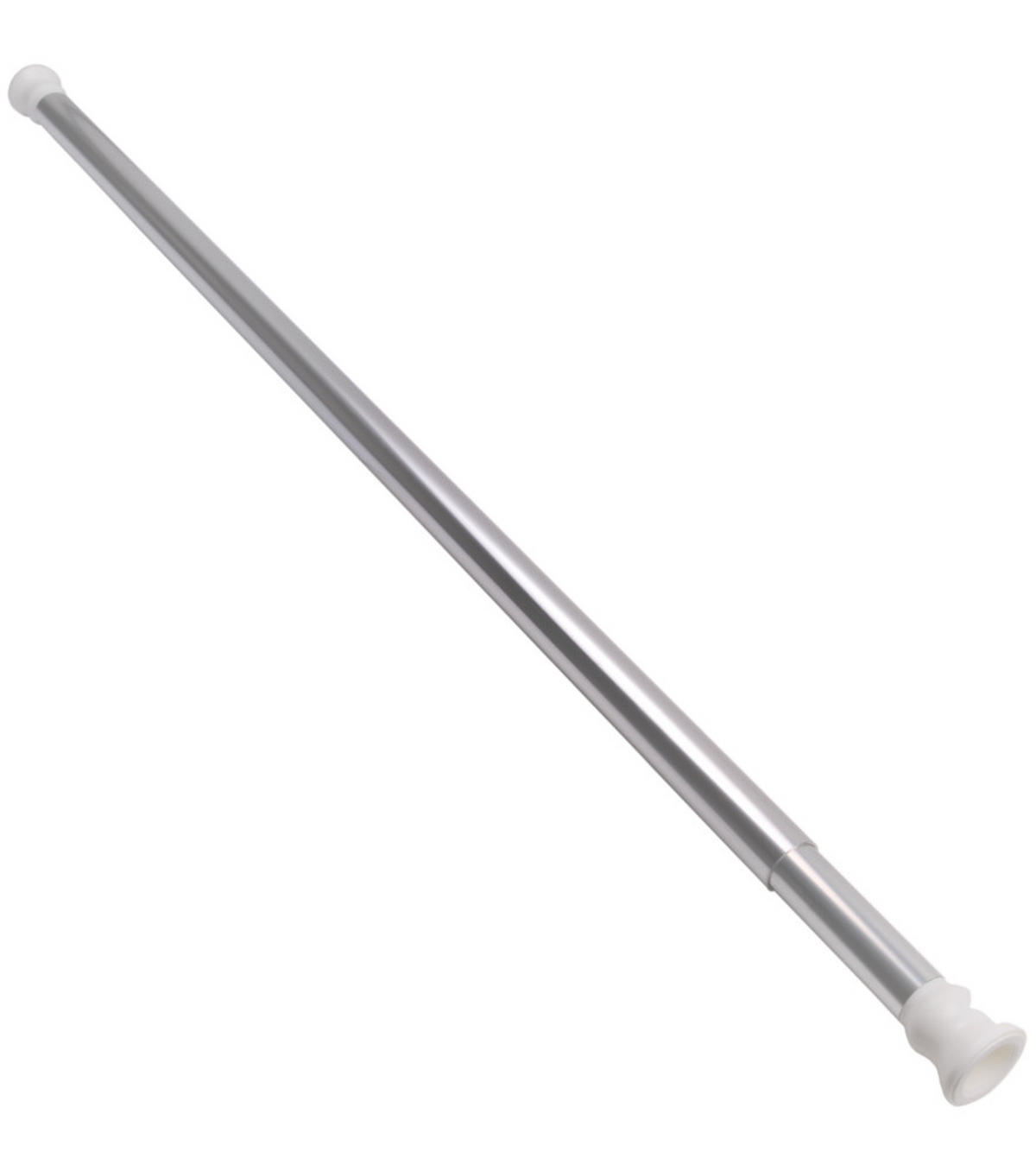 DUSCHVORHANGSTANGE Chrome 90-170cm - Silberfarben, Metall (170cm) - Sanilo