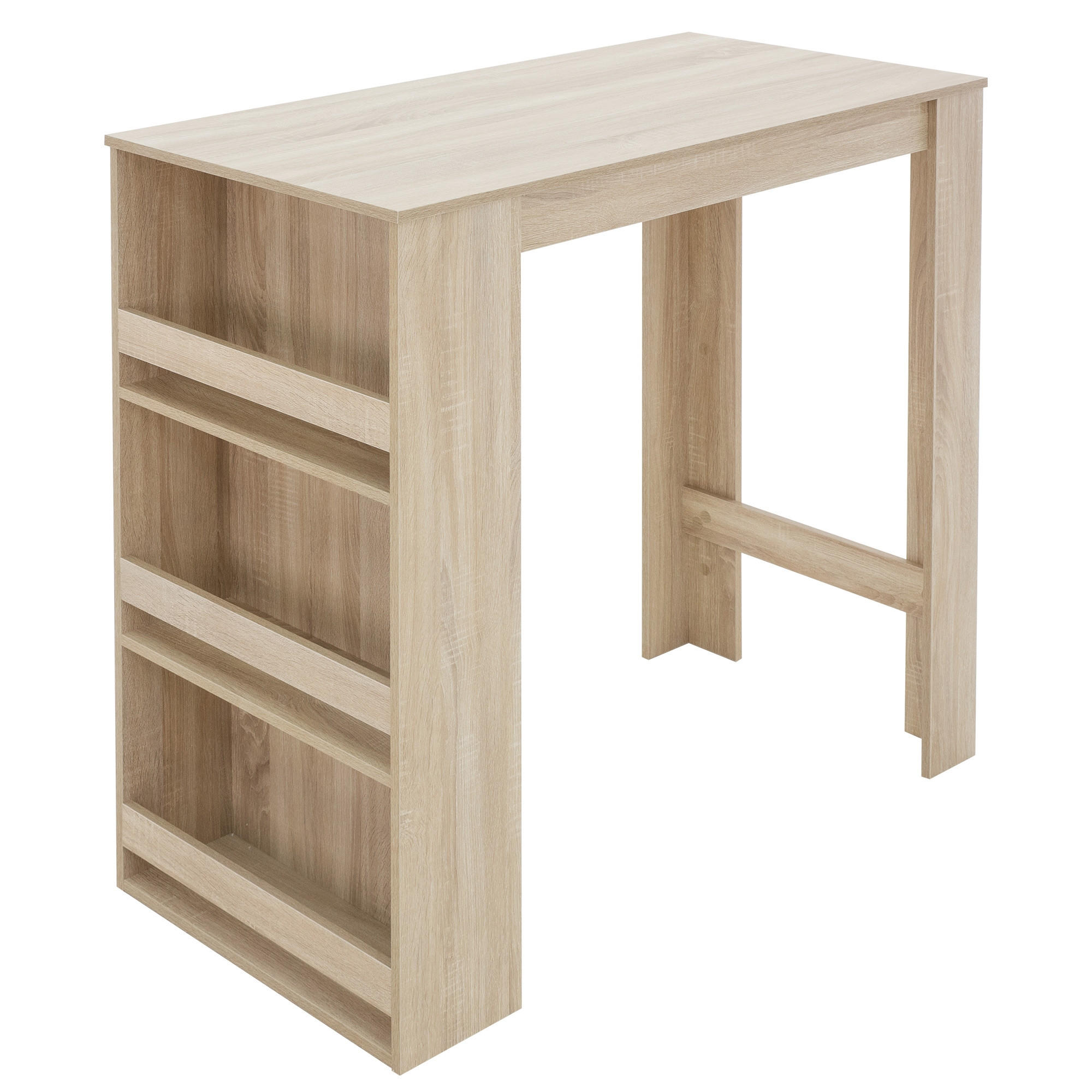 ML-DESIGN BAROVÝ STŮL 117 x 106 x 57 cm dub Sonoma
