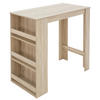 BARTISCH Regal rechteckig Braun 117/106/57 cm - Braun, Holzwerkstoff (57/106/117cm) - ML-DESIGN