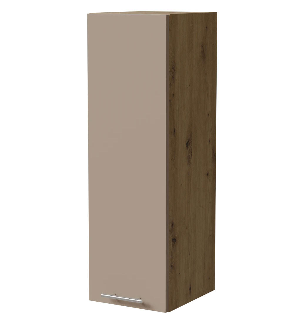 Feldmann-Wohnen Hängeschrank Graubraun, Eiche Artisan 20x96x32.5 cm