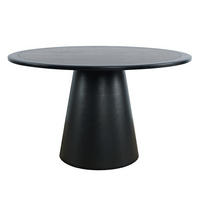 ESSTISCH AVOLA Schwarz 127x127x76 cm - Schwarz, Holz (127/127/76cm) - FURNLUX