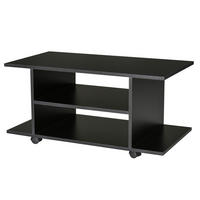TV-MÖBEL Schwarz 1 Stück - Schwarz, Holzwerkstoff (180/40/40cm) - GiPP