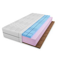 SCHAUMSTOFFMATRATZE MALIA Weiß 90x190x15 cm - Weiß, Textil - FURNLUX