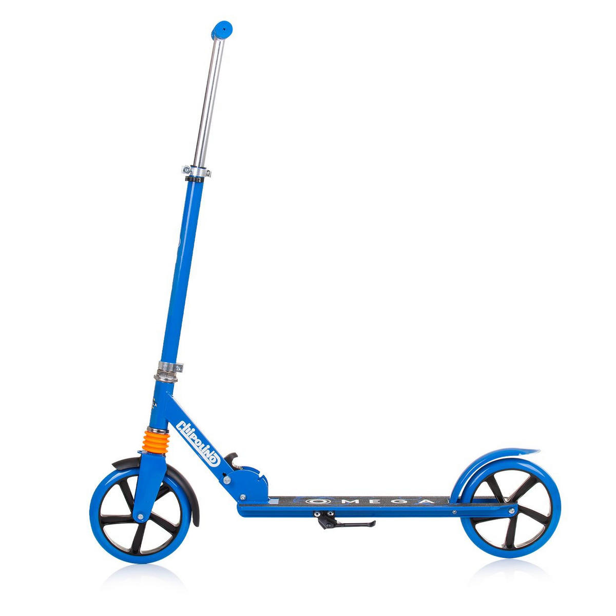 KINDERROLLER Omega blau ABEC-7 Lager verstellbar faltbar Bremse - Blau, Metall (80/34/90cm) - Chipolino