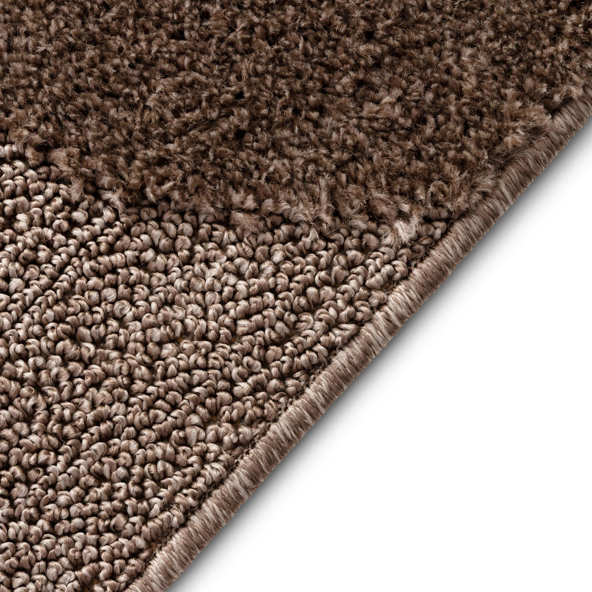 KURZFLORTEPPICH RELIEVO taupe abstrakt 3D-Struktur 140/200 cm - Taupe, Textil (140/200cm) - Tapiso