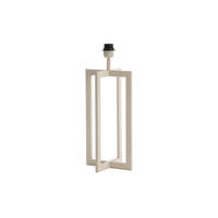 LAMPENFUSS MACE 21x21x46 cm, Metall, Creme - Creme, Metall (21/21/46cm) - Light & Living