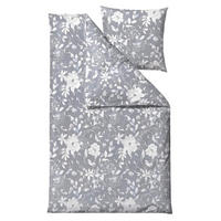 BETTWÄSCHE Garden Bloom grau 135/200 cm Baumwolle - Grau, Textil (135/200cm) - Södahl