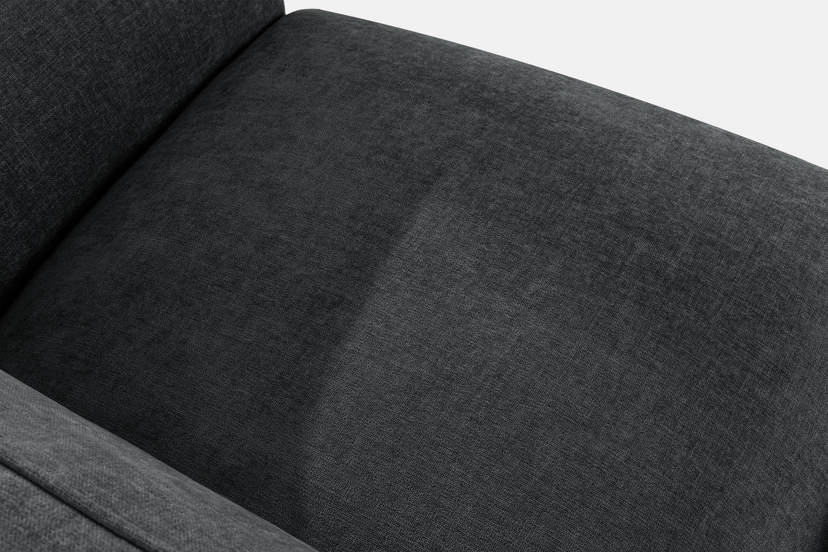 ECKSOFA LINKS FUBBO, Anthrazit - Anthrazit, Holz/Holzwerkstoff (225/176cm) - KONSIMO®