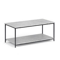 COUCHTISCH Fyrk Beton 108 x 52 cm - Schwarz/Grau, Holzwerkstoff (52/108/45cm) - Vicco