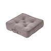 SITZKISSEN Rajput grau 40/40/8 cm - Grau, Textil (40/40/8cm) - Homescapes