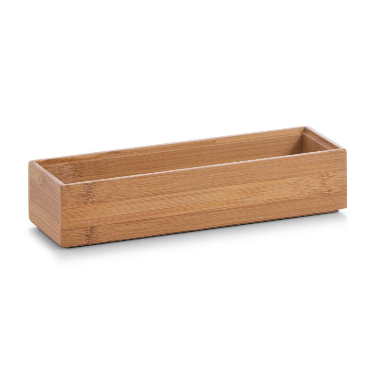 VORRATSBEHÄLTER Bambus 23/7,5/5 cm - Braun, Naturmaterialien (7.5/5/23cm) - ZELLER