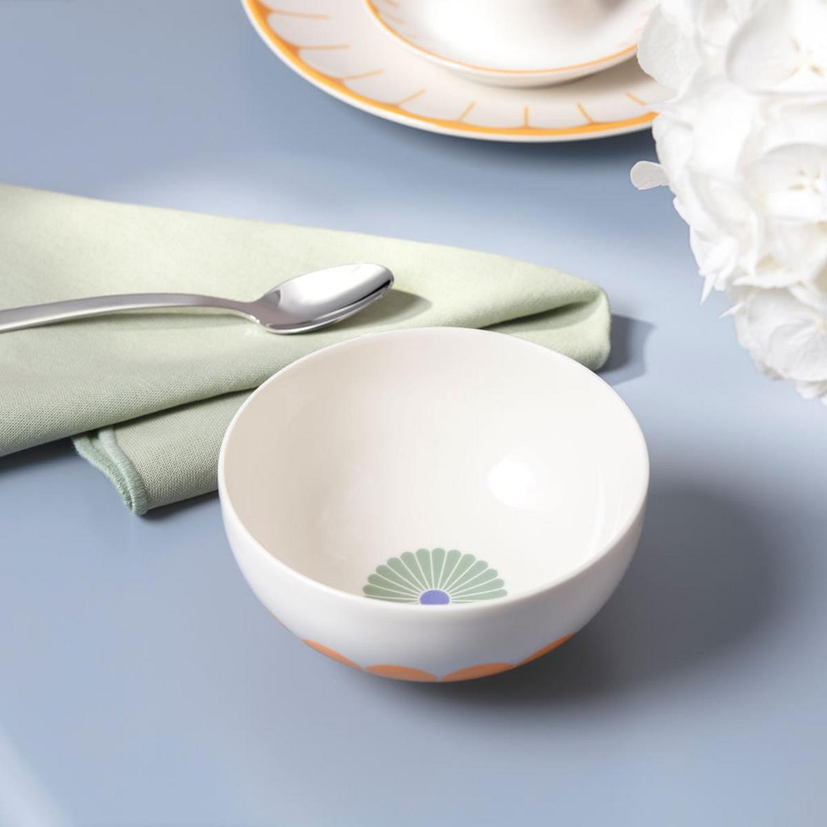 DESSERTSCHALEN Fleur Couleur bunt ø 12,9 cm 4er Set - Multicolor, Keramik (12.9cm) - Villeroy & Boch