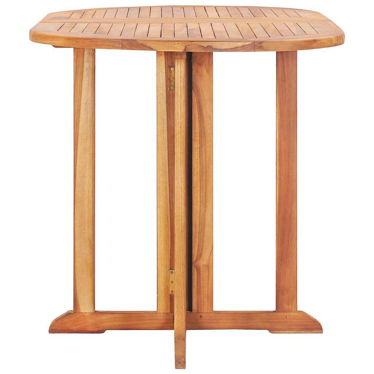 GARTENTISCH Tischolf 70/75/120 cm - Hellbraun, Naturmaterialien (120/70/75cm) - ZMH