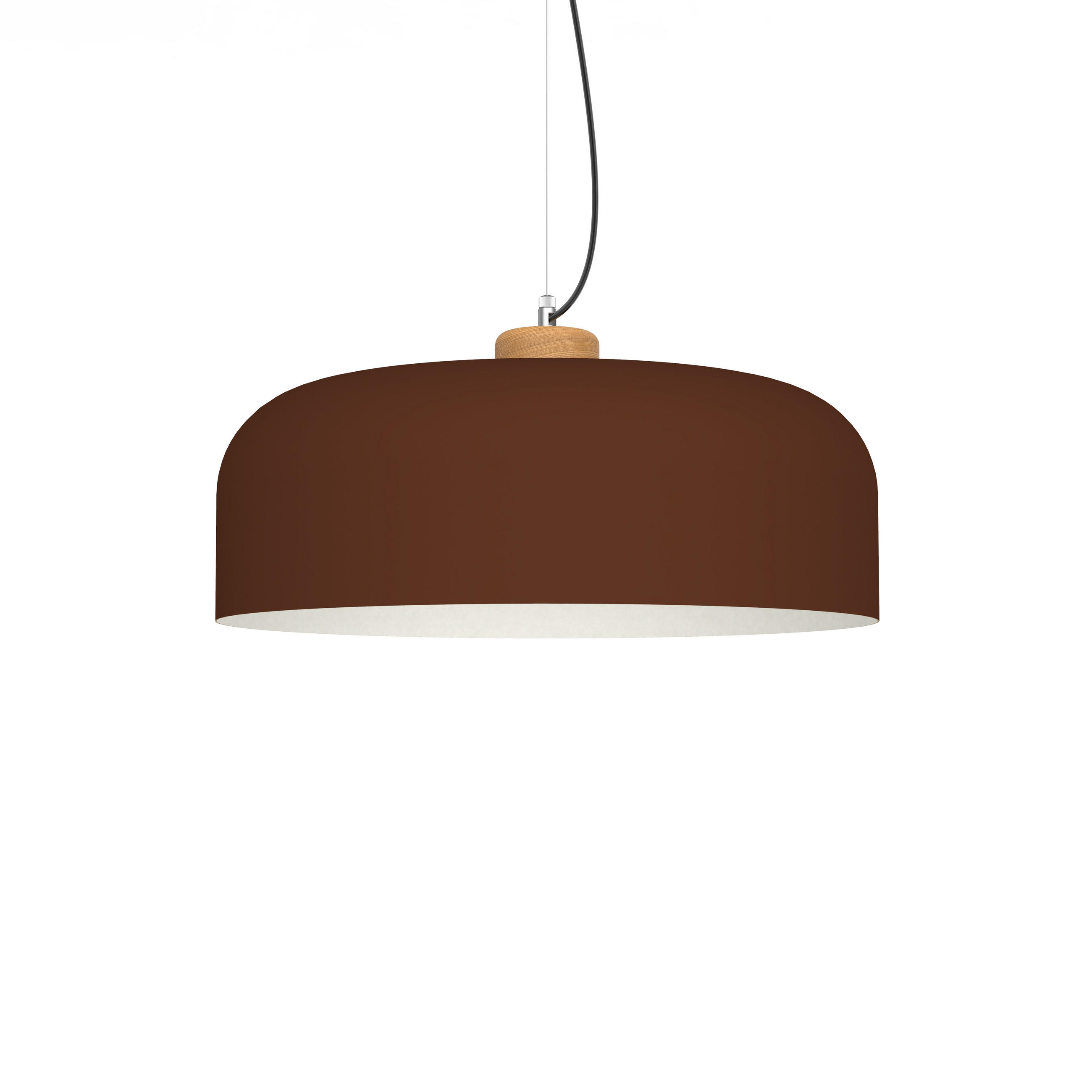 HÄNGELEUCHTE - Dunkelbraun, Metall (50/50/17cm) - Lumicom