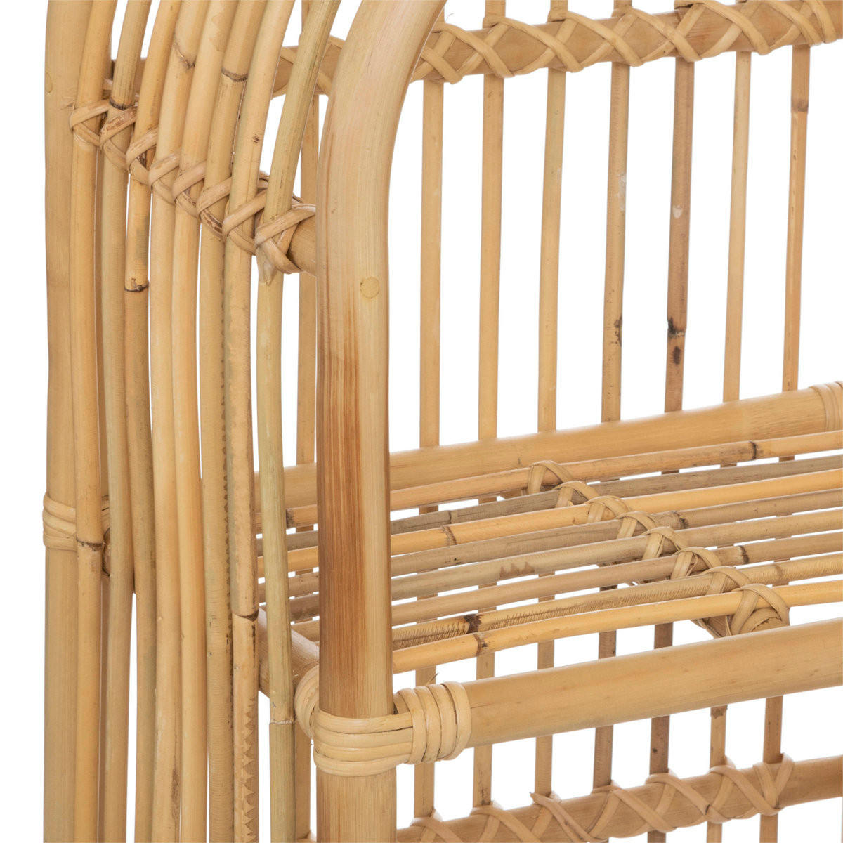 REGAL Rattan 76 cm - Braun, Naturmaterialien (28/76/38cm) - Atmosphera Createur d´interieur