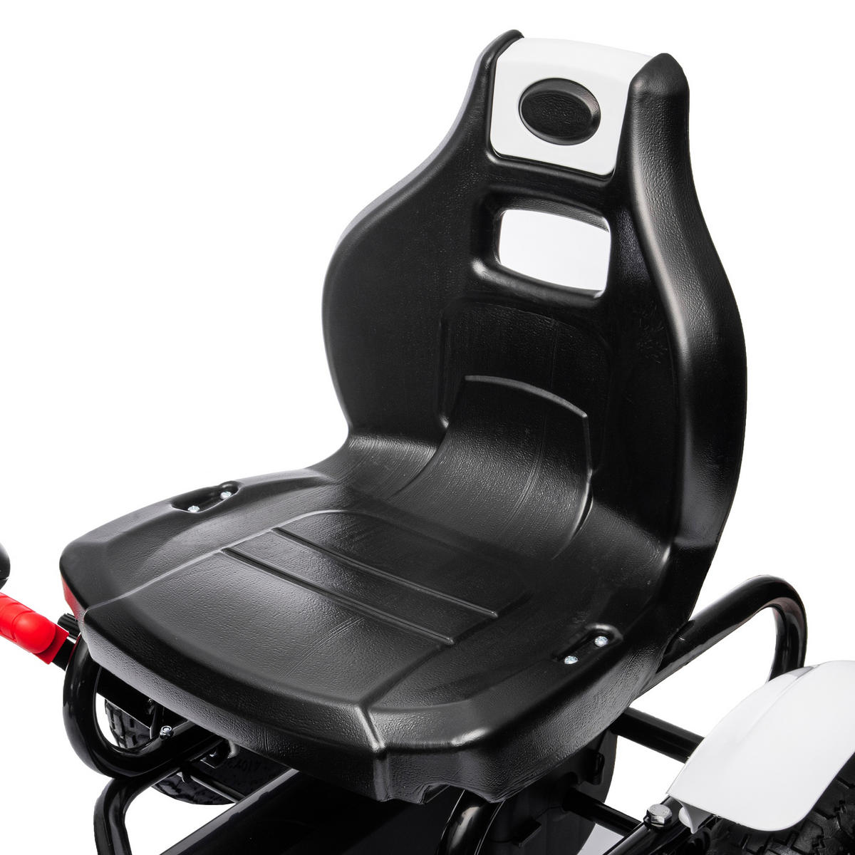 TRETKART DE-13018 verstellbarer Sitz Weiß/Schwarz - Weiß, Kunststoff (121/58/61cm) - ComfortXL