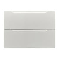 WASCHBECKENUNTERSCHRANK - 80 cm x 46 cm - Holz, Platte - Weiß - STEFANIE - Weiß, Holz (80/57/46cm) - Vente-Unique