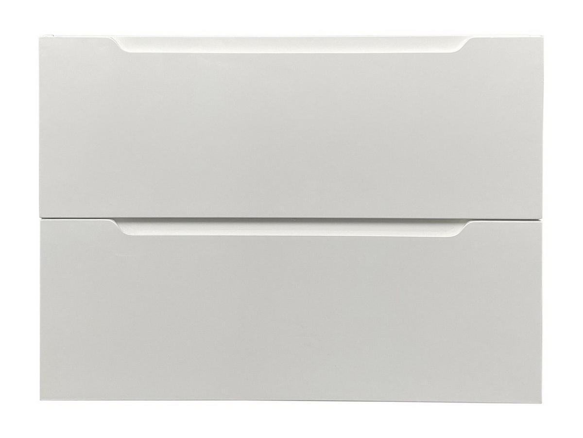 WASCHBECKENUNTERSCHRANK hängend - 80 cm - Weiß - STEFANIE - Weiß, Holz (80/57/46cm) - Vente-Unique