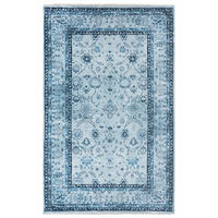 VINTAGE-TEPPICH Jeans Blau 230x320 cm - Blau, Textil (230/320cm) - Tesso Living