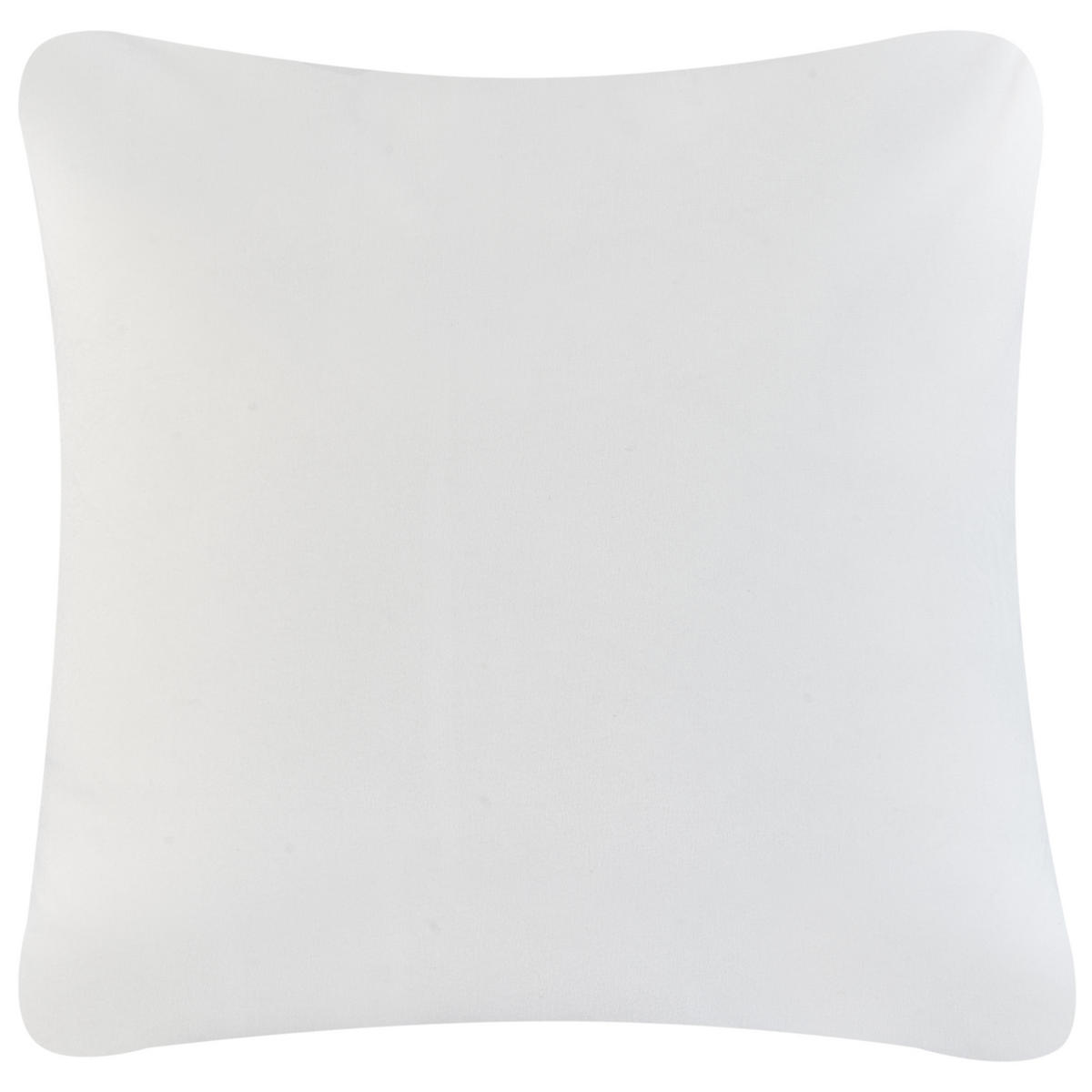 GARTENKISSEN 2er-Set Marineblau 45/45 cm Glimmer - Blau/Weiß, Textil (45/12/45cm) - Beliani