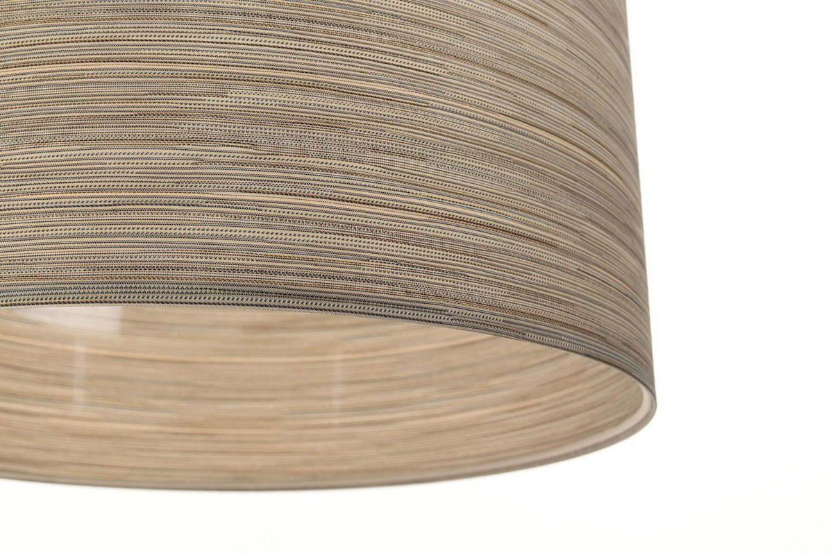 HÄNGELEUCHTE Grau 50/25 cm - Beige/Grau, Kunststoff (50/0.6/25cm) - ONZENO