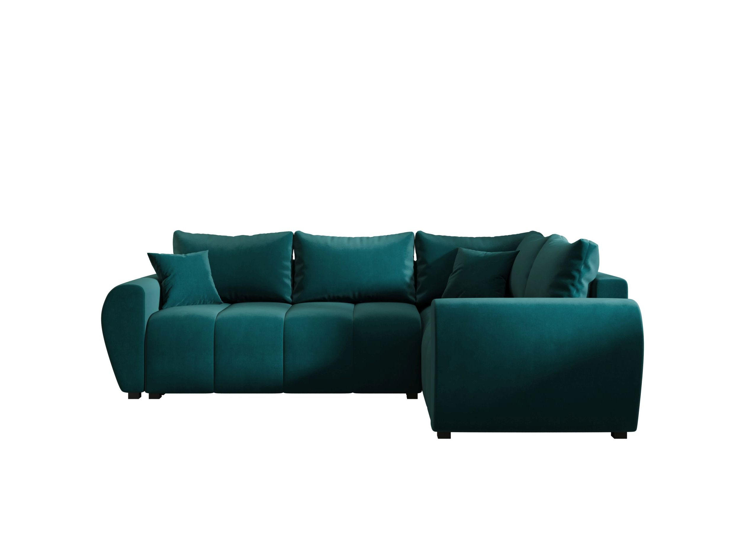 ECKSOFA MOLISA L PLUS Itaka 39 Rechts mit Schlaffunktion - Türkis, Textil (235/175cm) - Bedante